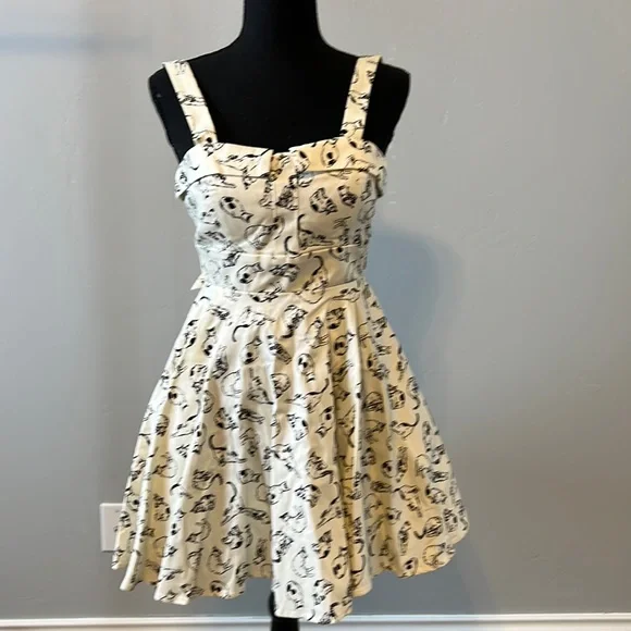 Women’s retro cat dress - Picture 1 of 5